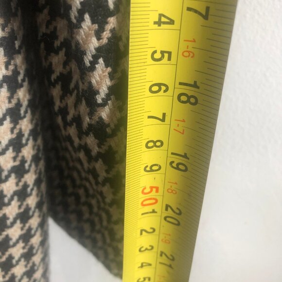Houndstooth wool Blend Vintage Blazer Jacket size 6 - Picture 7 of 9
